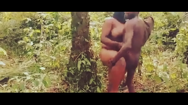 good village camera Man who bangs vacation girl in the bush during the merry Christmas